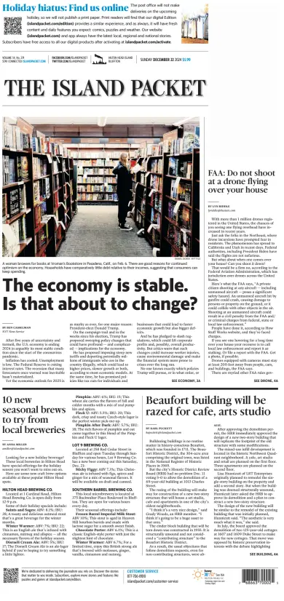 Cover of The Island Packet (Sunday)