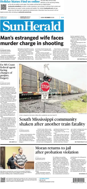 Cover of The Sun Herald (Sunday)