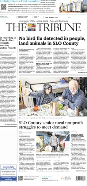 Cover of The Tribune (SLO) (Sunday)