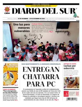 Cover of Diario del Sur