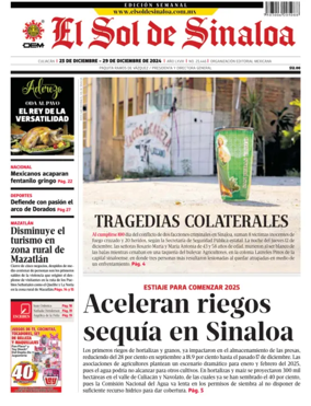 Cover of El Sol de Sinaloa