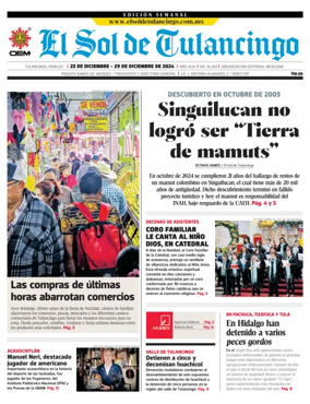 Cover of El Sol de Tulancingo