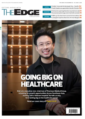 Cover of The Edge Singapore