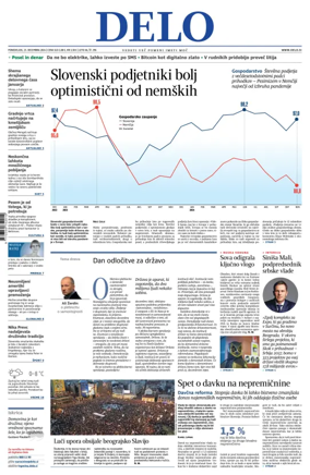 Cover of Delo (Slovenia)