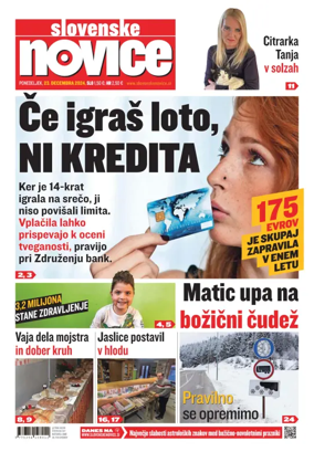 Cover of Slovenske Novice