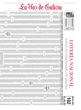 Cover of La Voz de Galicia (OneOff ALL)