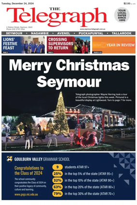 Cover of Seymour Telegraph