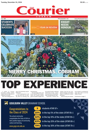 Cover of The Cobram Courier