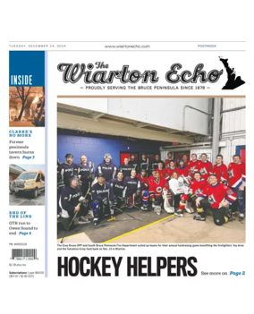 Cover of Wiarton Echo
