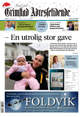 Cover of Grimstad Adressetidende