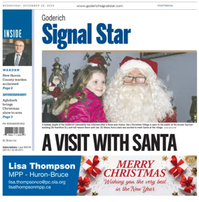 Cover of The Goderich Signal-Star
