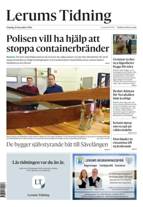 Cover of Lerums Tidning