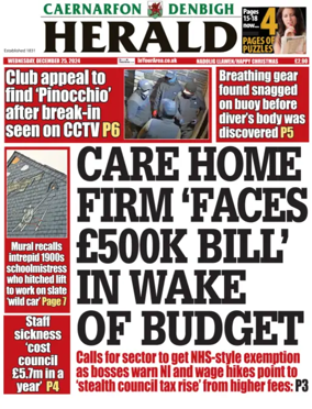 Cover of Caernarfon Herald