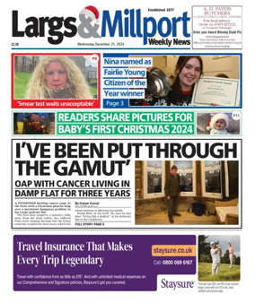 Cover of Largs & Millport Weekly News