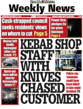 Cover of North Wales Weekly News