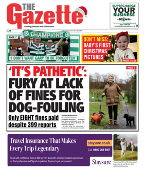 Cover of The Gazette (Scotland)