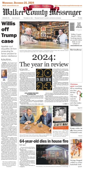 Cover of Walker County Messenger