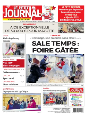 Cover of Le Petit Journal - L'hebdo local de l'Aude