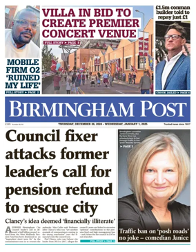 Cover of Birmingham Post
