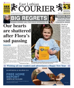 Cover of East Lothian Courier