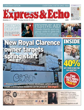 Cover of Express & Echo (City & East Devon Edition)