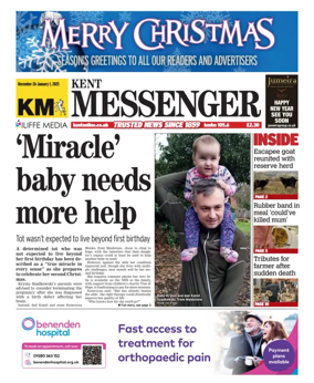 Cover of Kent Messenger Maidstone