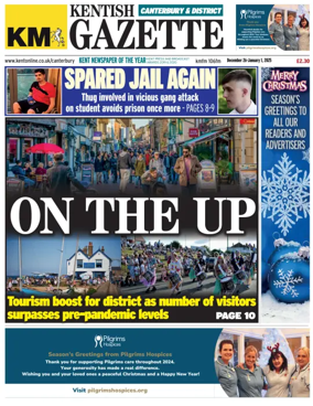 Cover of Kentish Gazette Canterbury & District