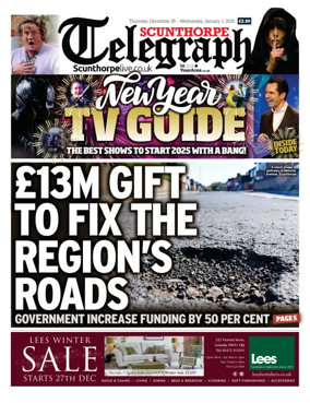 Cover of Scunthorpe Telegraph