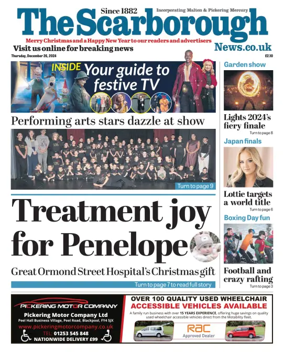 Cover of The Scarborough Evening News