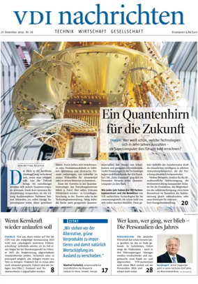 Cover of VDI Nachrichten