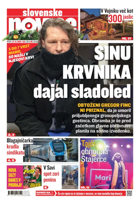 Cover of Slovenske Novice