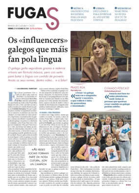 Cover of La Voz de Galicia (Ourense) - Fugas