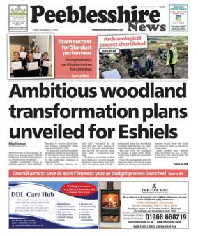 Cover of Peebleshire News