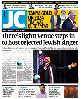 Cover of The Jewish Chronicle