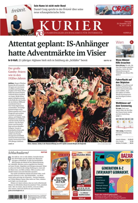 Cover of Kurier (Samstag)