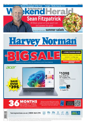 Cover of Weekend Herald