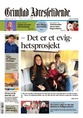 Cover of Grimstad Adressetidende