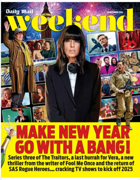 Cover of Daily Mail Weekend Magazine