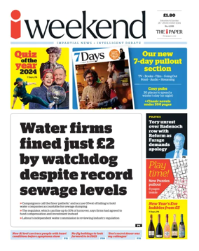 Cover of iNews Weekend