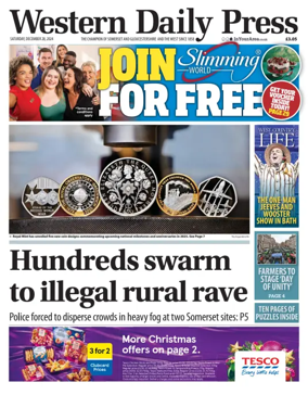Cover of Western Daily Press (Saturday)