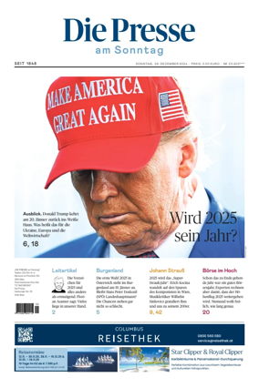 Cover of Die Presse am Sonntag