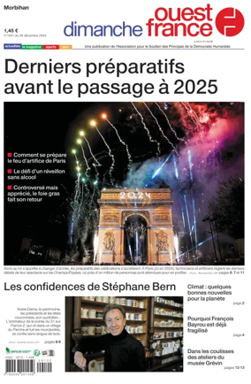 Cover of Dimanche Ouest France (Morbihan)