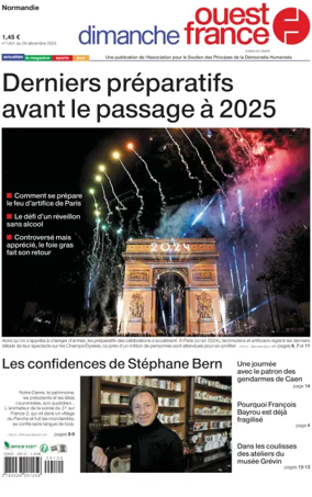 Cover of Dimanche Ouest France (Normandie)