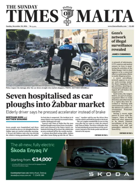 Cover of The Sunday Times of Malta