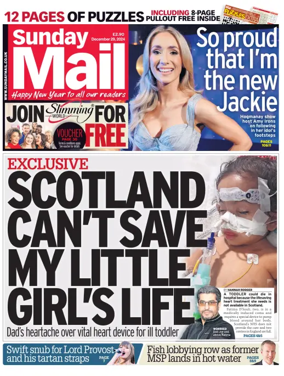 Cover of Sunday Mail (UK)