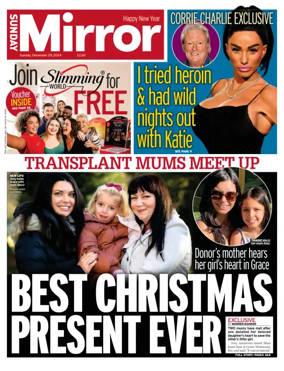 Cover of Sunday Mirror