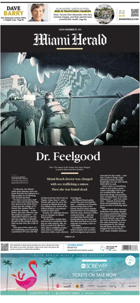 Cover of Miami Herald (Sunday)