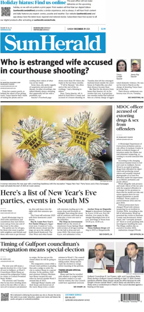 Cover of The Sun Herald (Sunday)