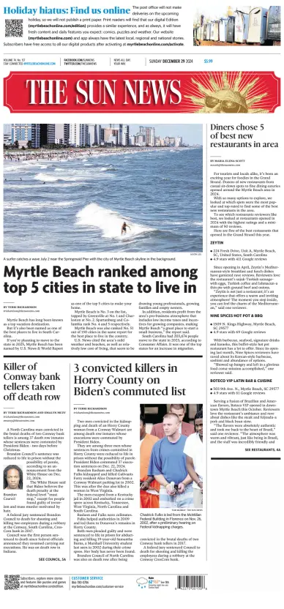 Cover of The Sun News (Sunday)