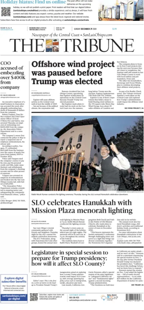 Cover of The Tribune (SLO) (Sunday)